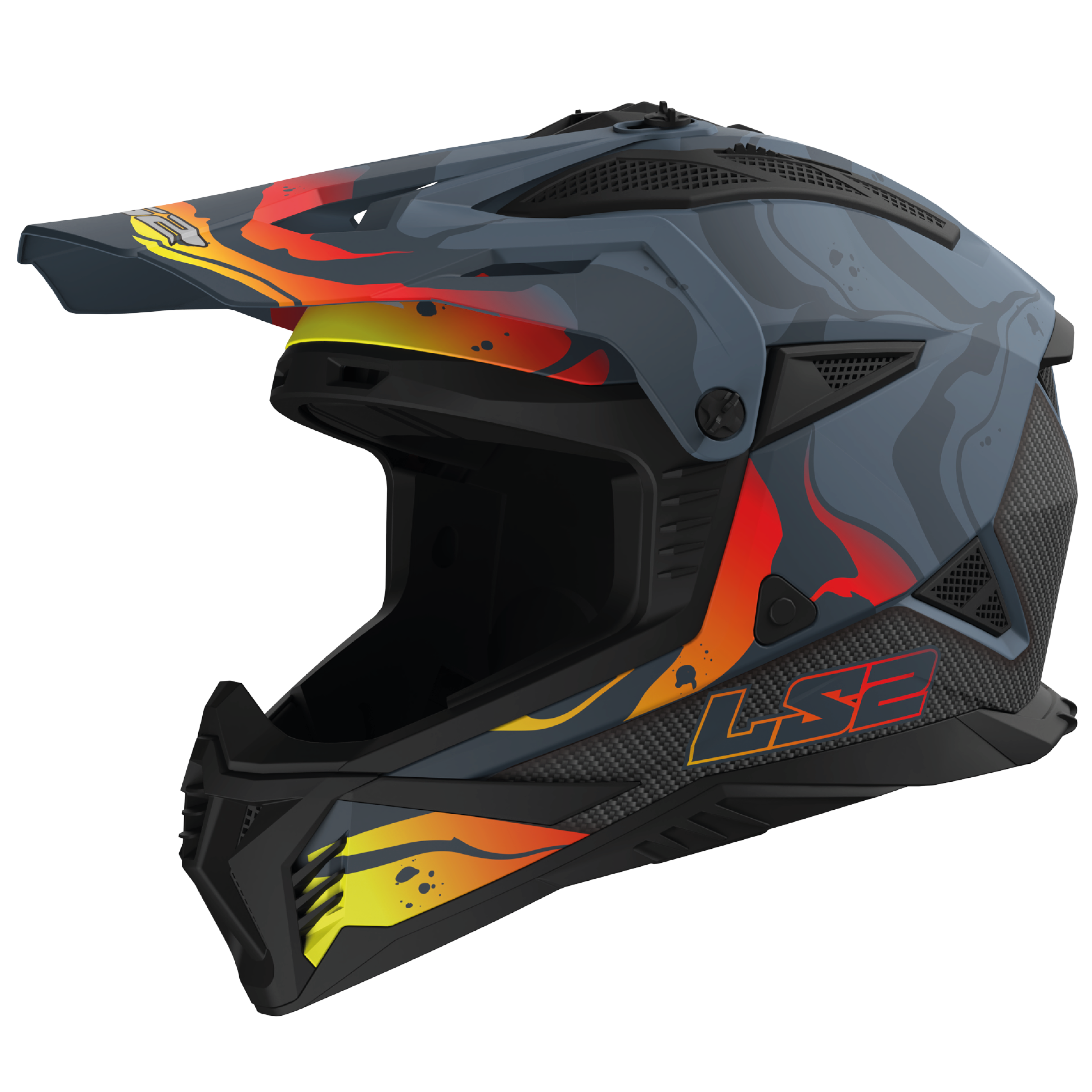 LS2 MX708 FAST II WASH MATT DARK GREY-06
