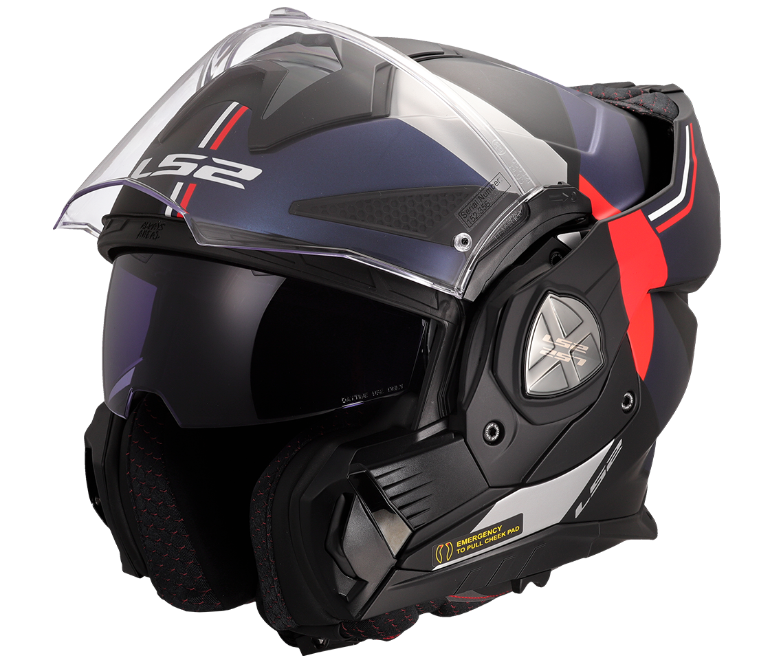 LS2 FF901 ADVANT X ULTRA BLUE RED-06 XS