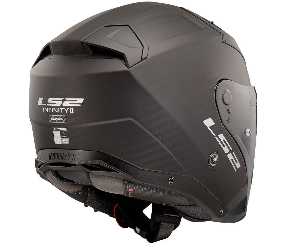 LS2 OF603 INFINITY II MATT CARBON-06 XL