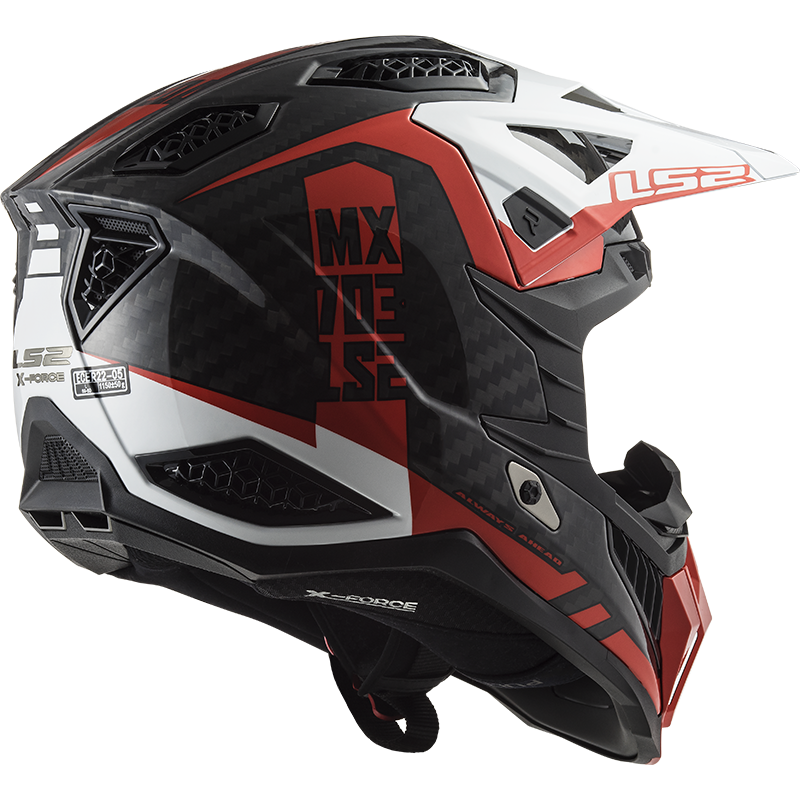 LS2 MX703 C X-FORCE VICTORY RED WHITE-06 S