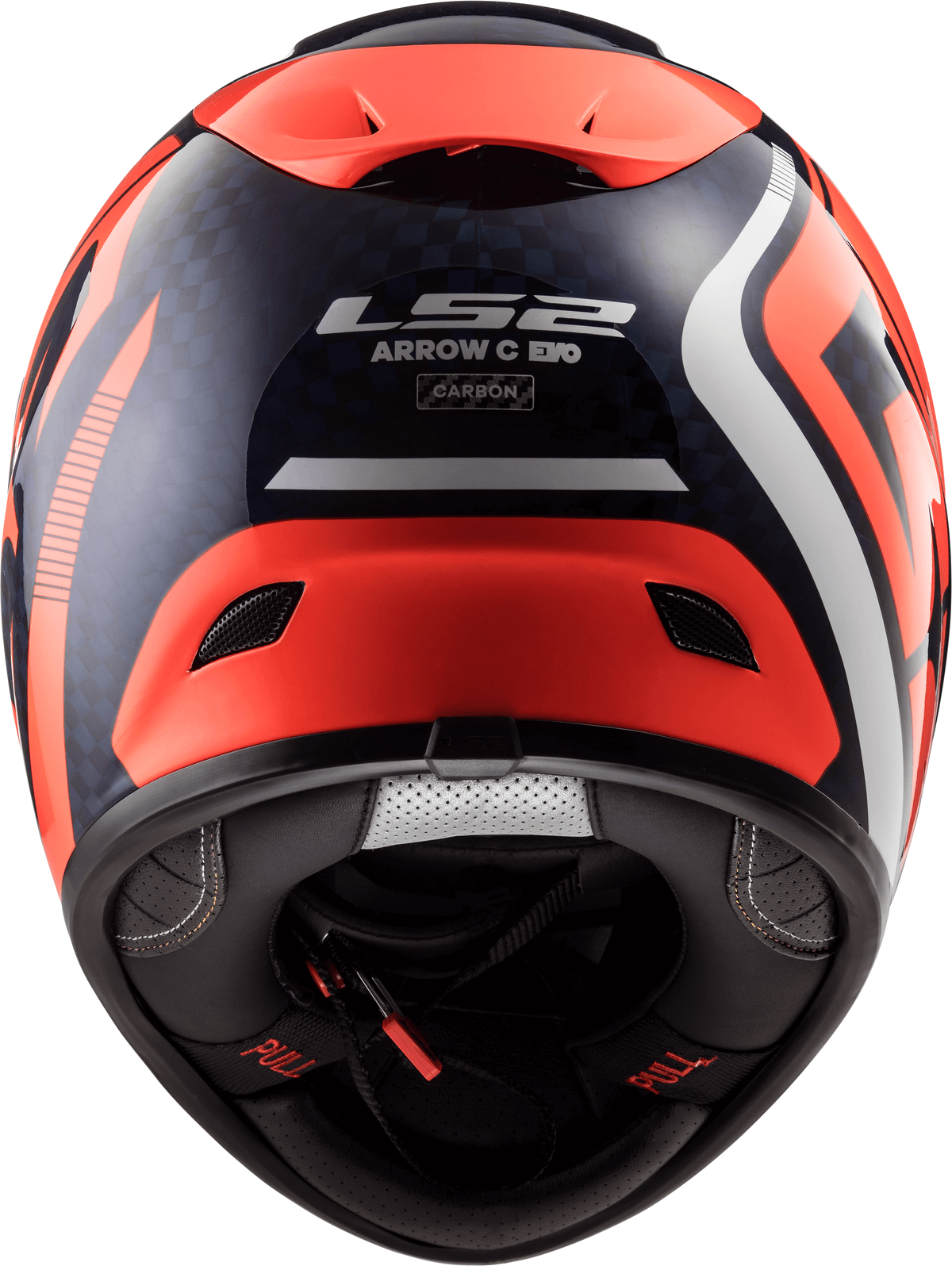 LS2 FF323 ARROW C EVO STING BLUE FLUO ORANGE