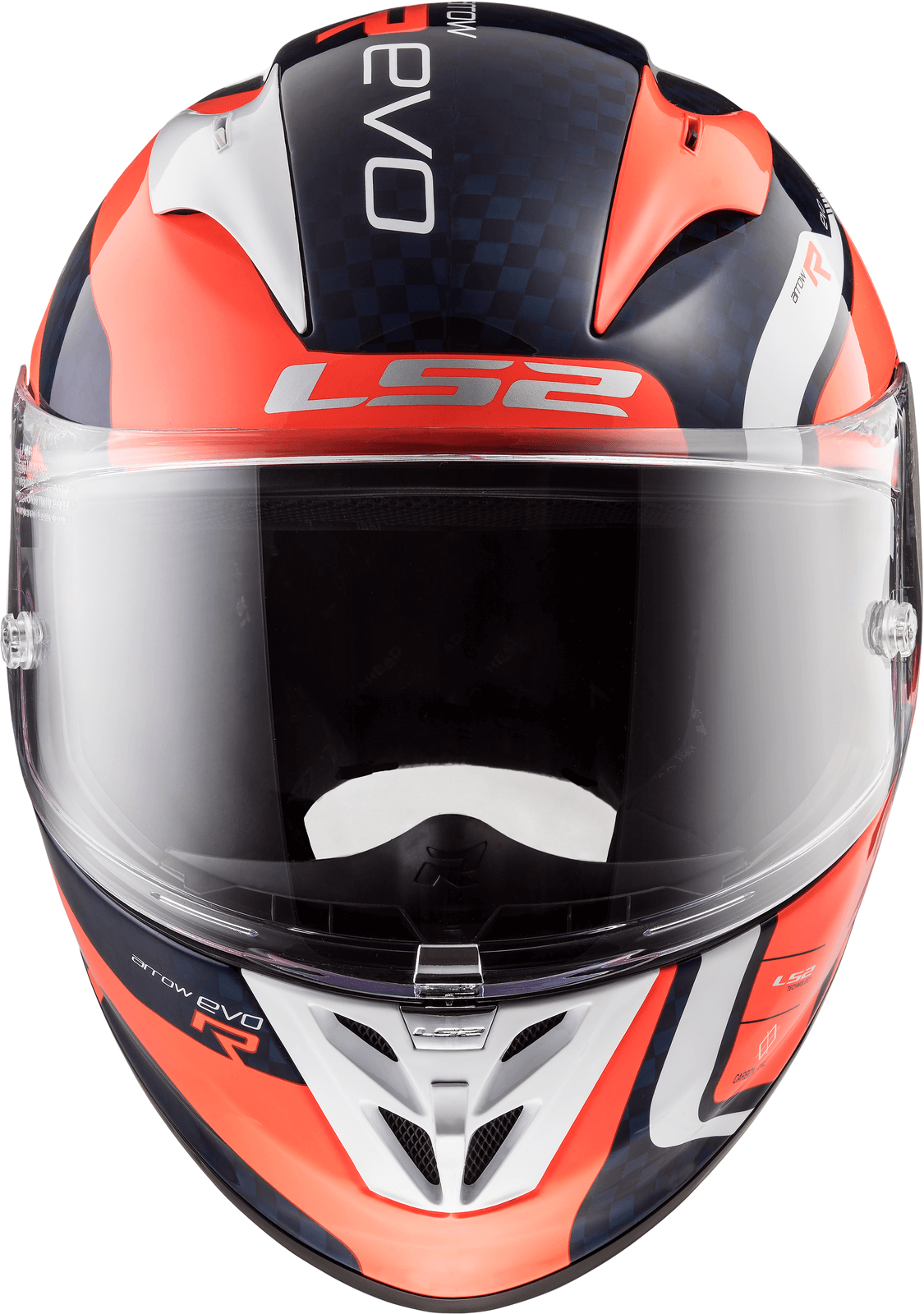 LS2 FF323 ARROW C EVO STING BLUE FLUO ORANGE