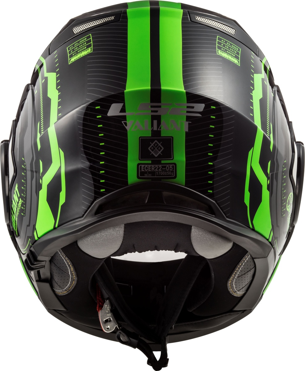 LS2 FF399 VALIANT NUCLEUS BLACK GLOW GREEN