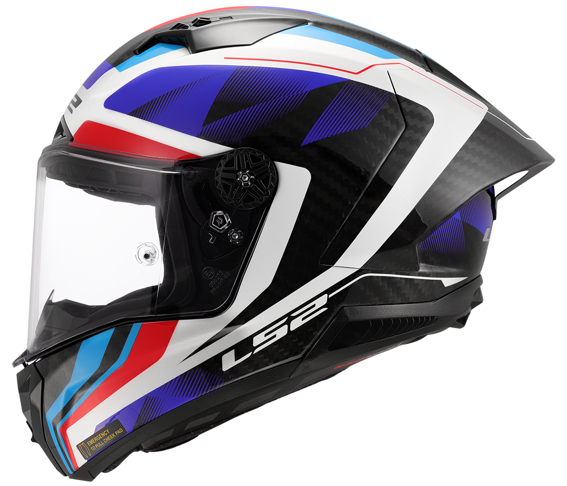 LS2 FF805 THUNDER GP AERO RAUTE BLUE RED-06