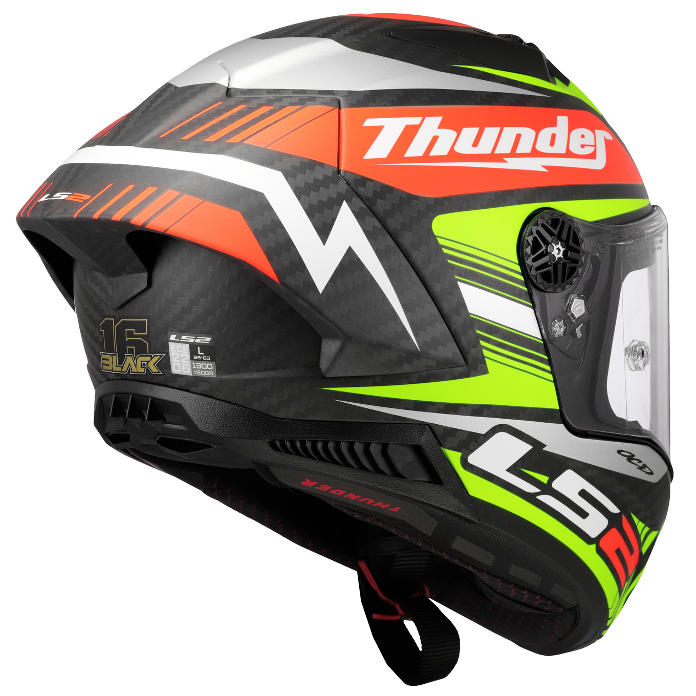 LS2 FF805 THUNDER GP AERO REPLICA BLACK-06