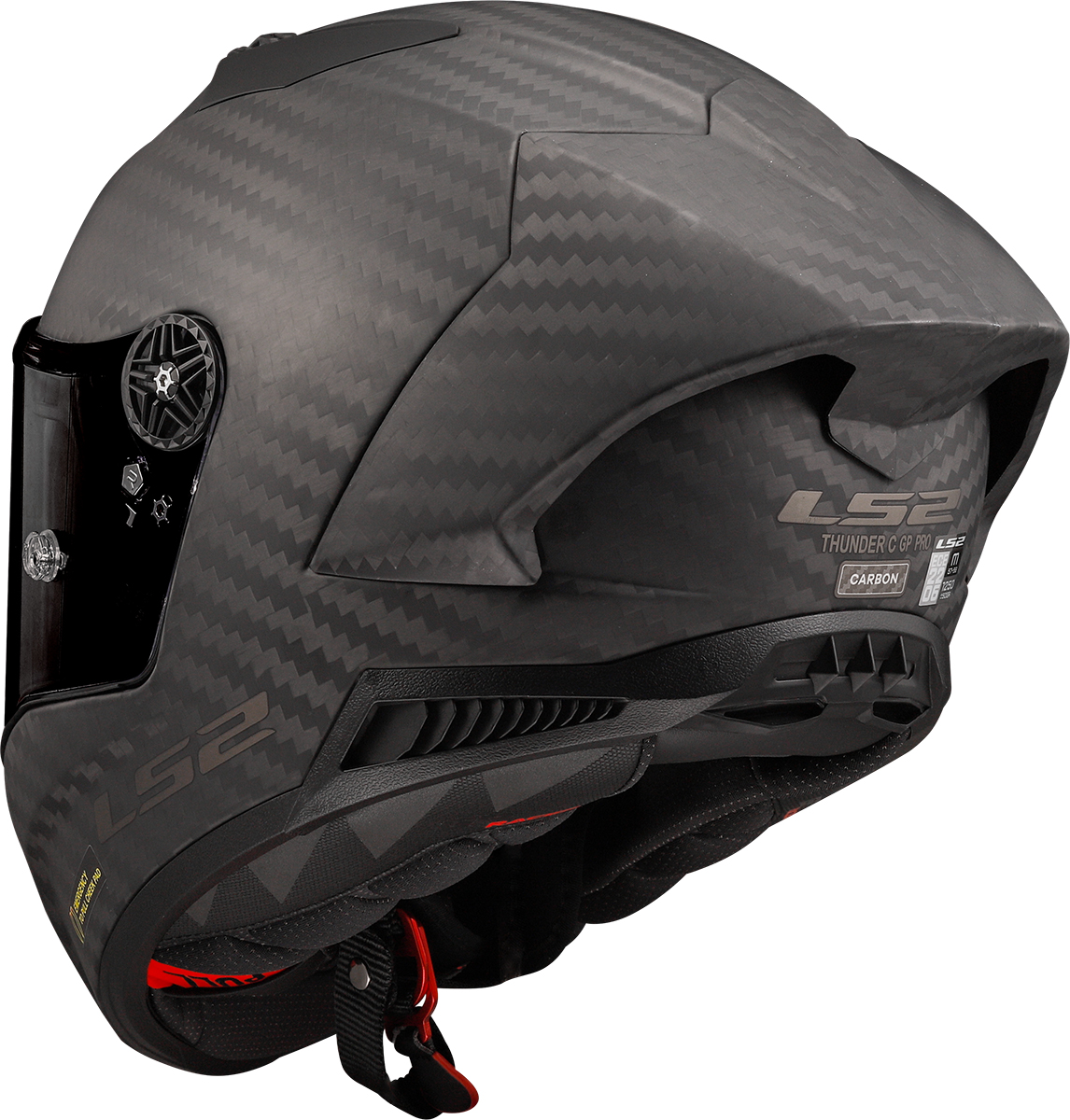 LS2 FF805 THUNDER C GP AERO SPOILER M.BLACK-06 L