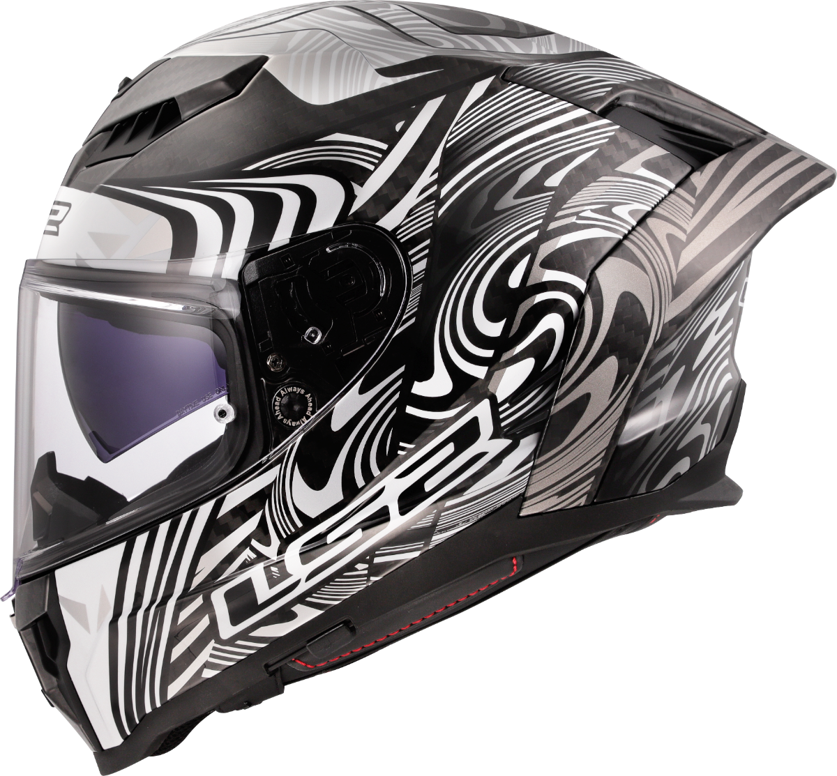 LS2 FF807 DRAGON ENTHUM SILVER