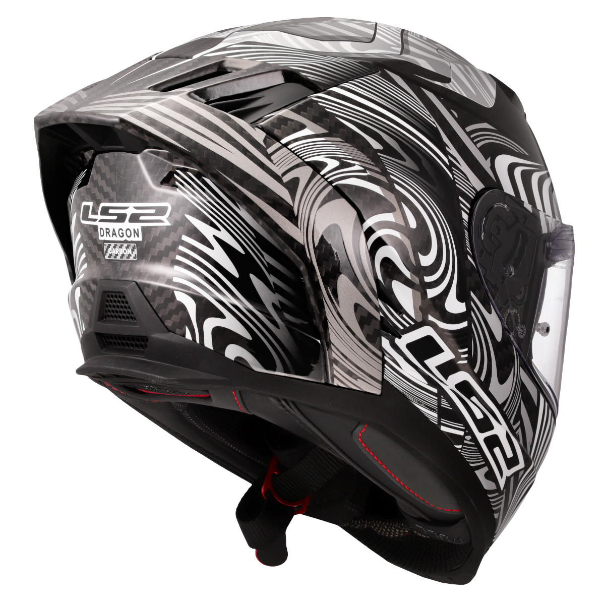 LS2 FF807 DRAGON ENTHUM SILVER