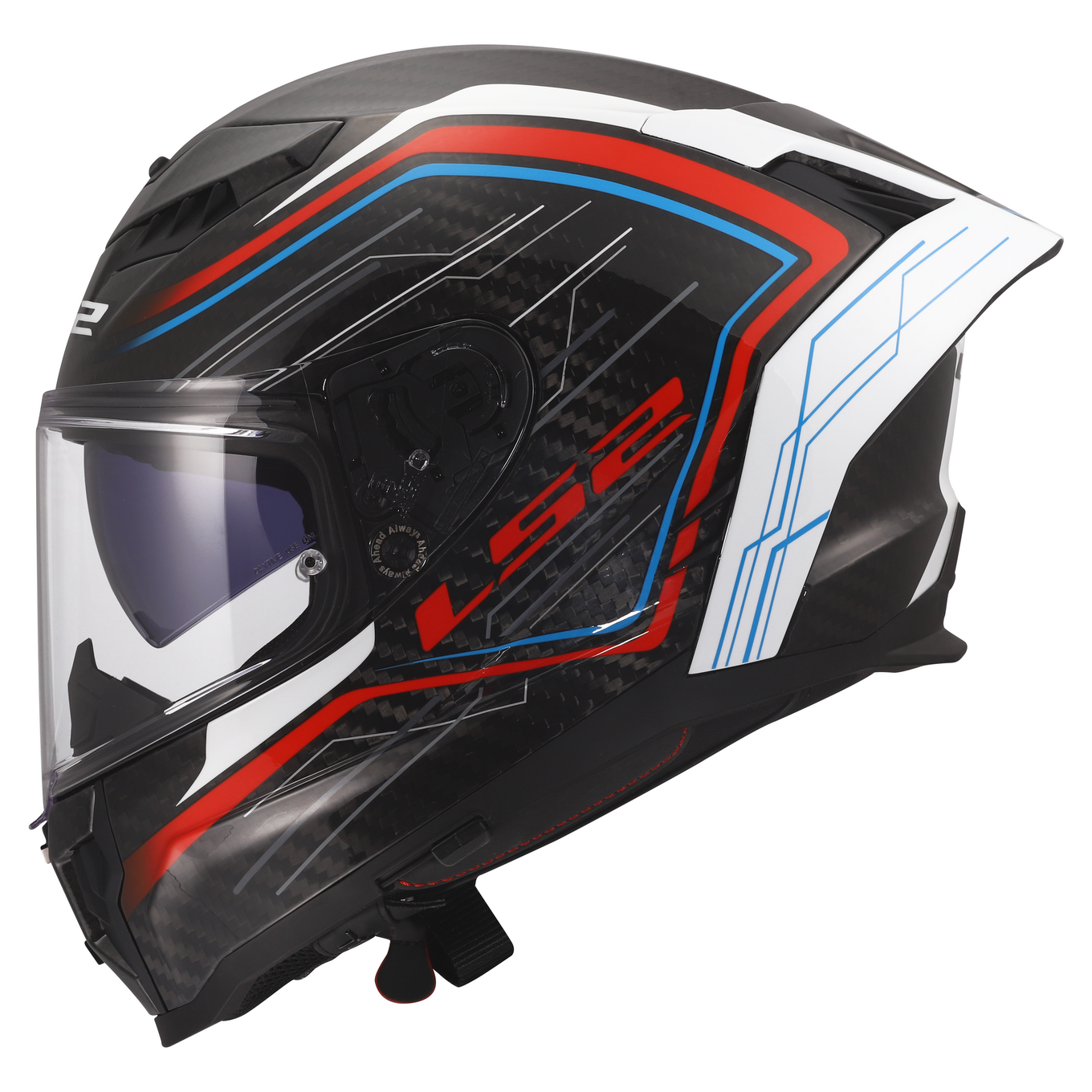 LS2 FF807 DRAGON SUBIC WHITE BLUE RED