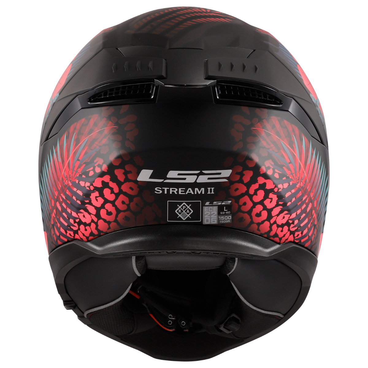 LS2 FF808 STREAM II JUNGLE M.BLACK PINK BLUE-06 3XL