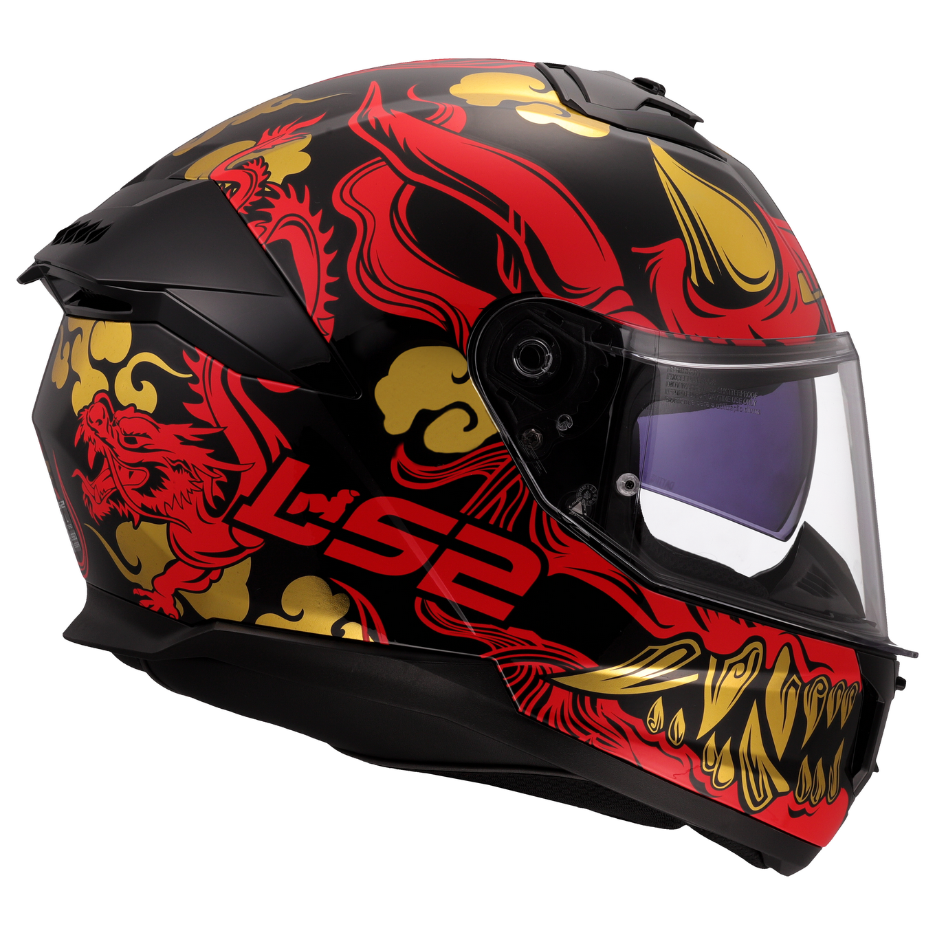 LS2 FF808 STREAM II DRAKO BLACK RED-06