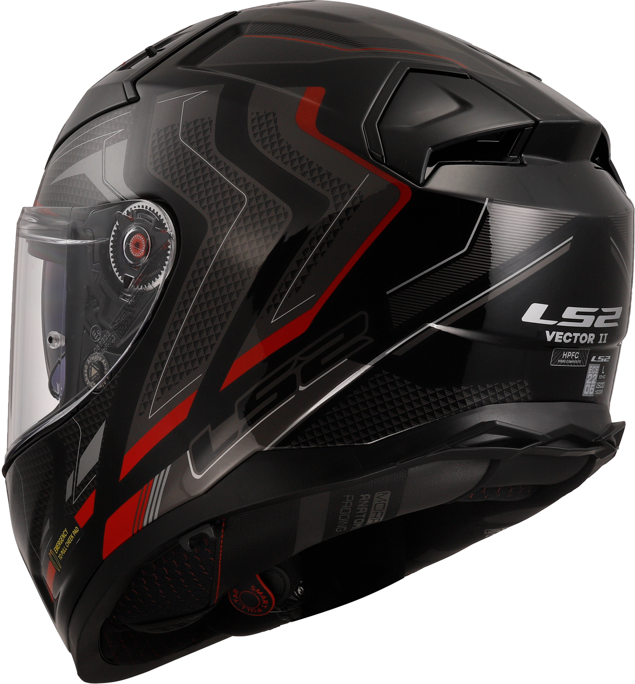 LS2 FF811 VECTOR II ALIZER BLACK RED-06
