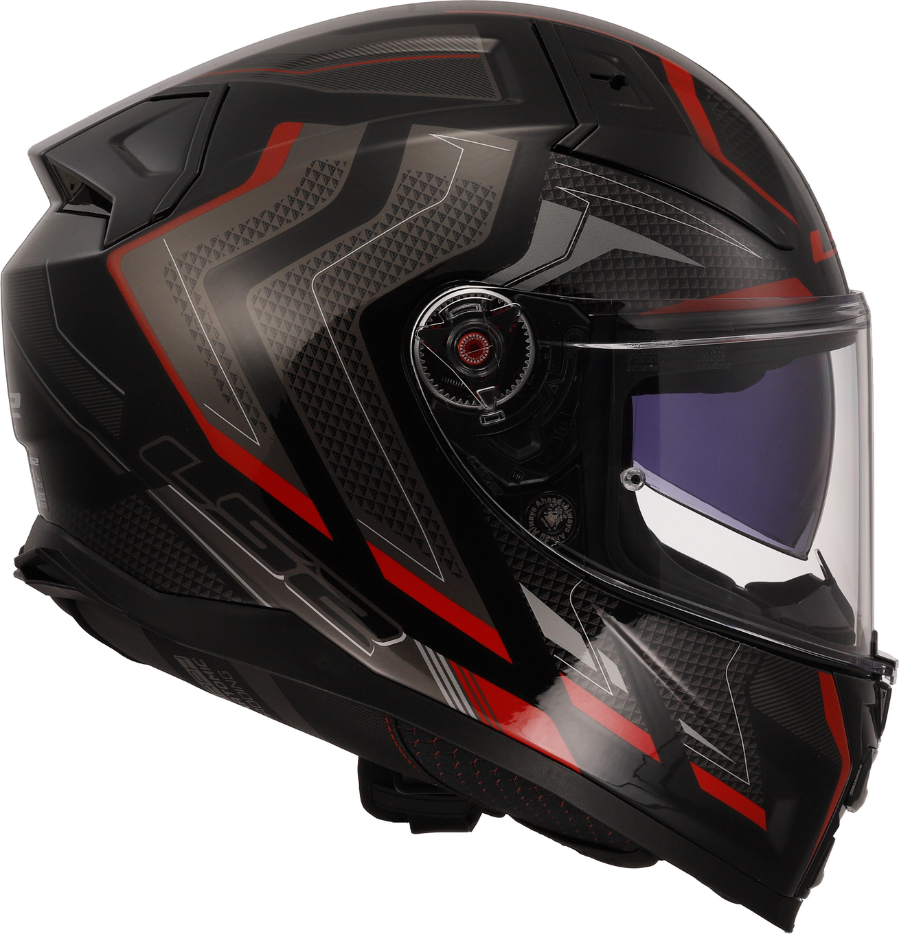 LS2 FF811 VECTOR II ALIZER BLACK RED-06