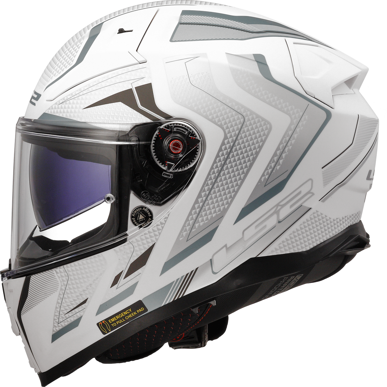 LS2 FF811 VECTOR II ALIZER M.WHITE SILVER-06