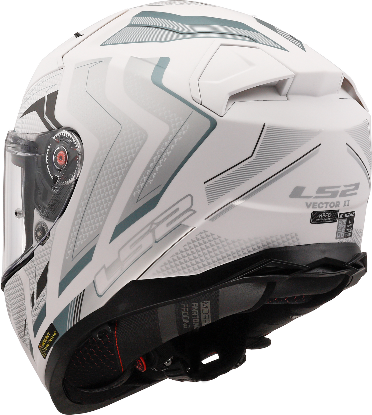 LS2 FF811 VECTOR II ALIZER M.WHITE SILVER-06