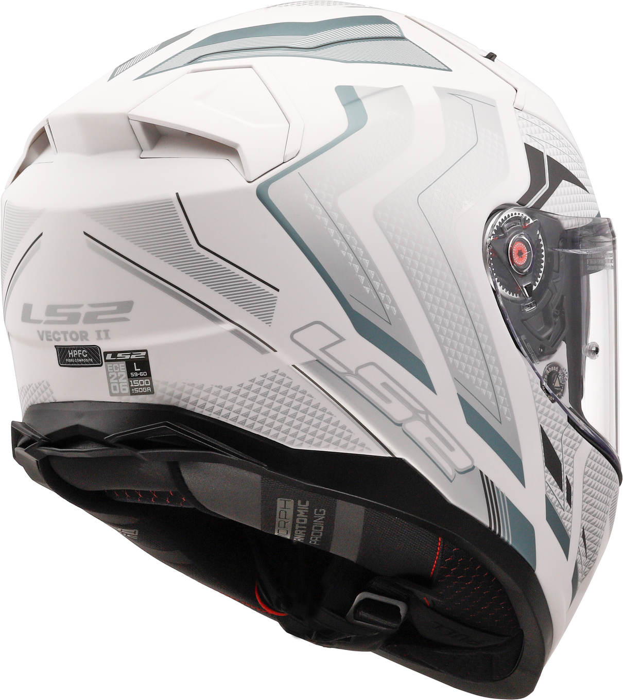 LS2 FF811 VECTOR II ALIZER M.WHITE SILVER-06