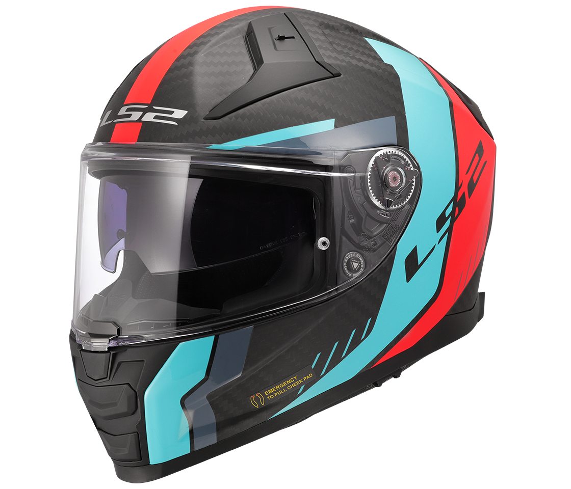 LS2 FF811 VECTOR II C GRID RED CYAN-06