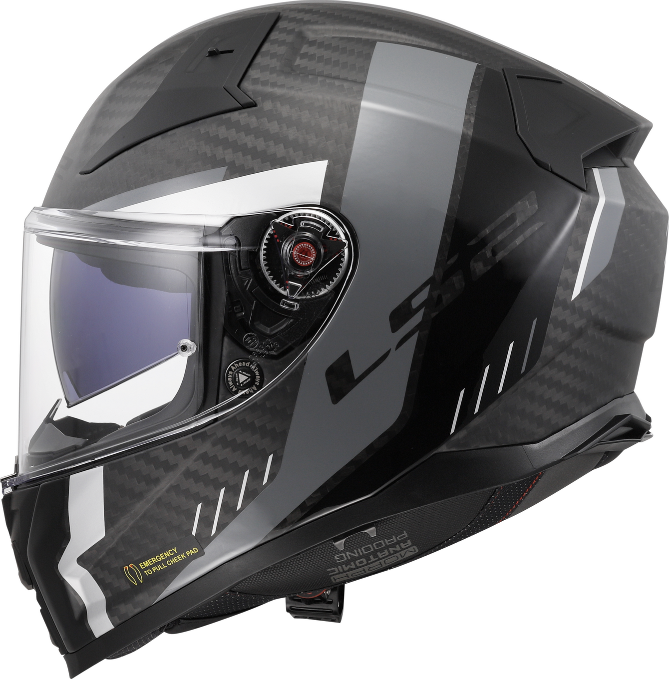 LS2 FF811 VECTOR II C GRID MATT BLACK GREY-06