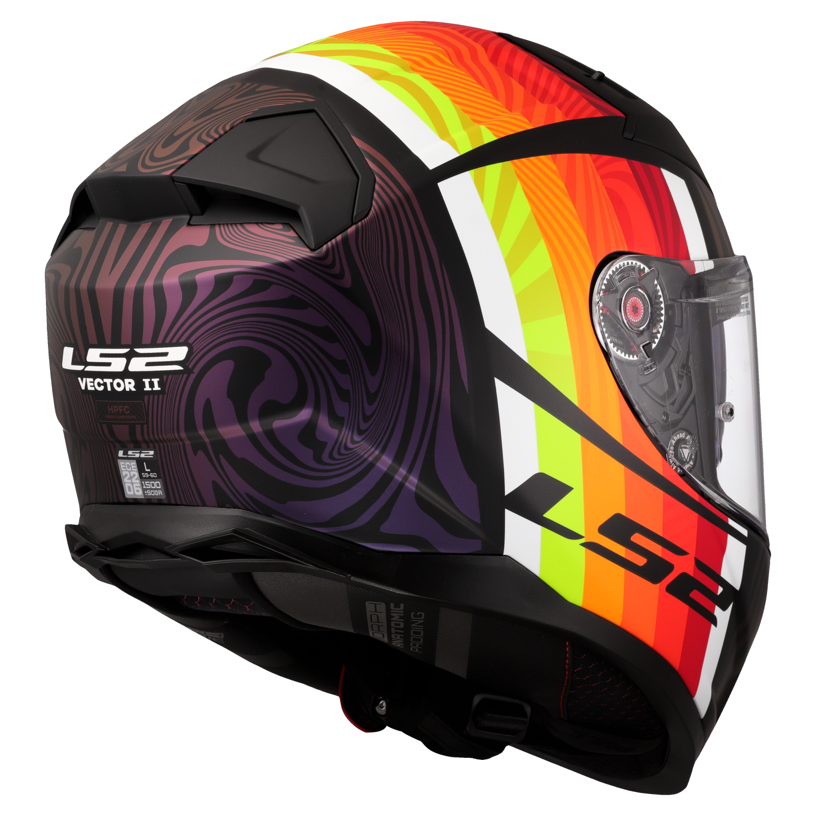 LS2 FF811 VECTOR II FREEDOM BLACK CHAMELEON-06