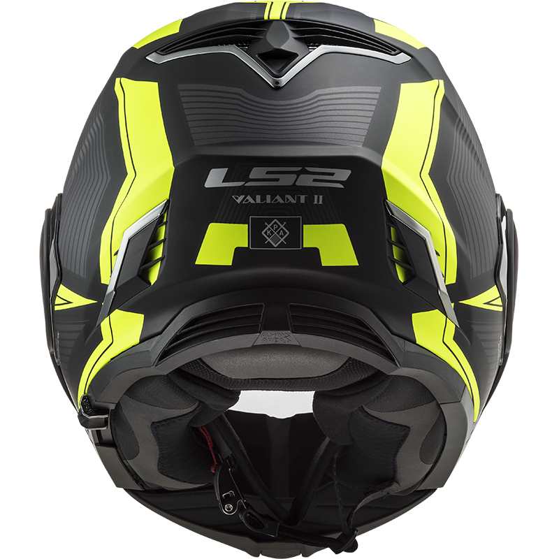 LS2 FF900 VALIANT II REVO MATT BLACK H-V YELLOW