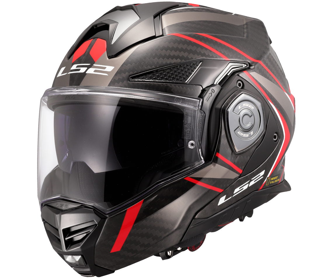 LS2 FF901 ADVANT X C FUTURE II RED-06 3XL