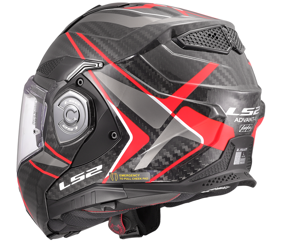 LS2 FF901 ADVANT X C FUTURE II RED-06 3XL