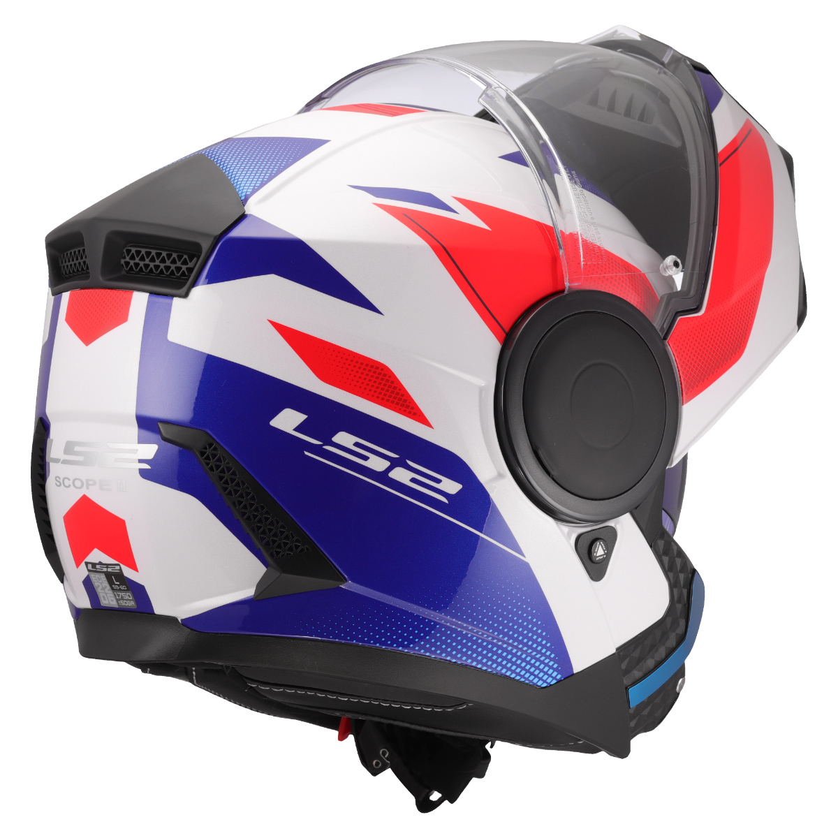 LS2 FF902 SCOPE II DURIA WHITE BLUE RED-06