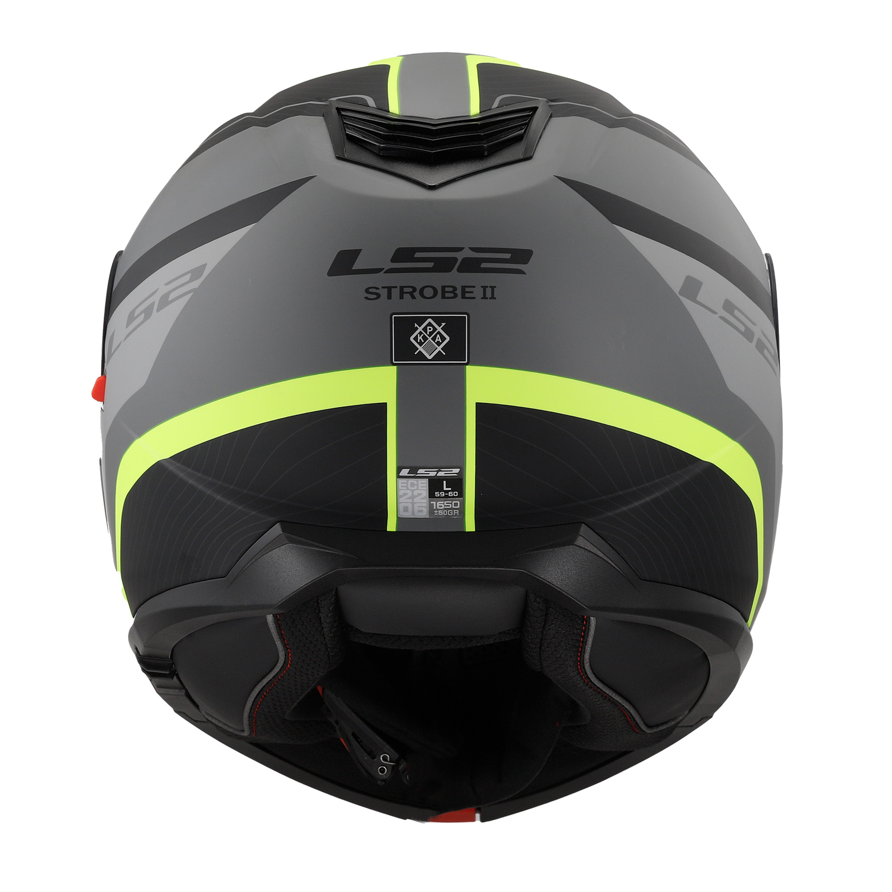 LS2 FF908 STROBE II MONZA M.BLACK H-V YELLOW-06 3XL