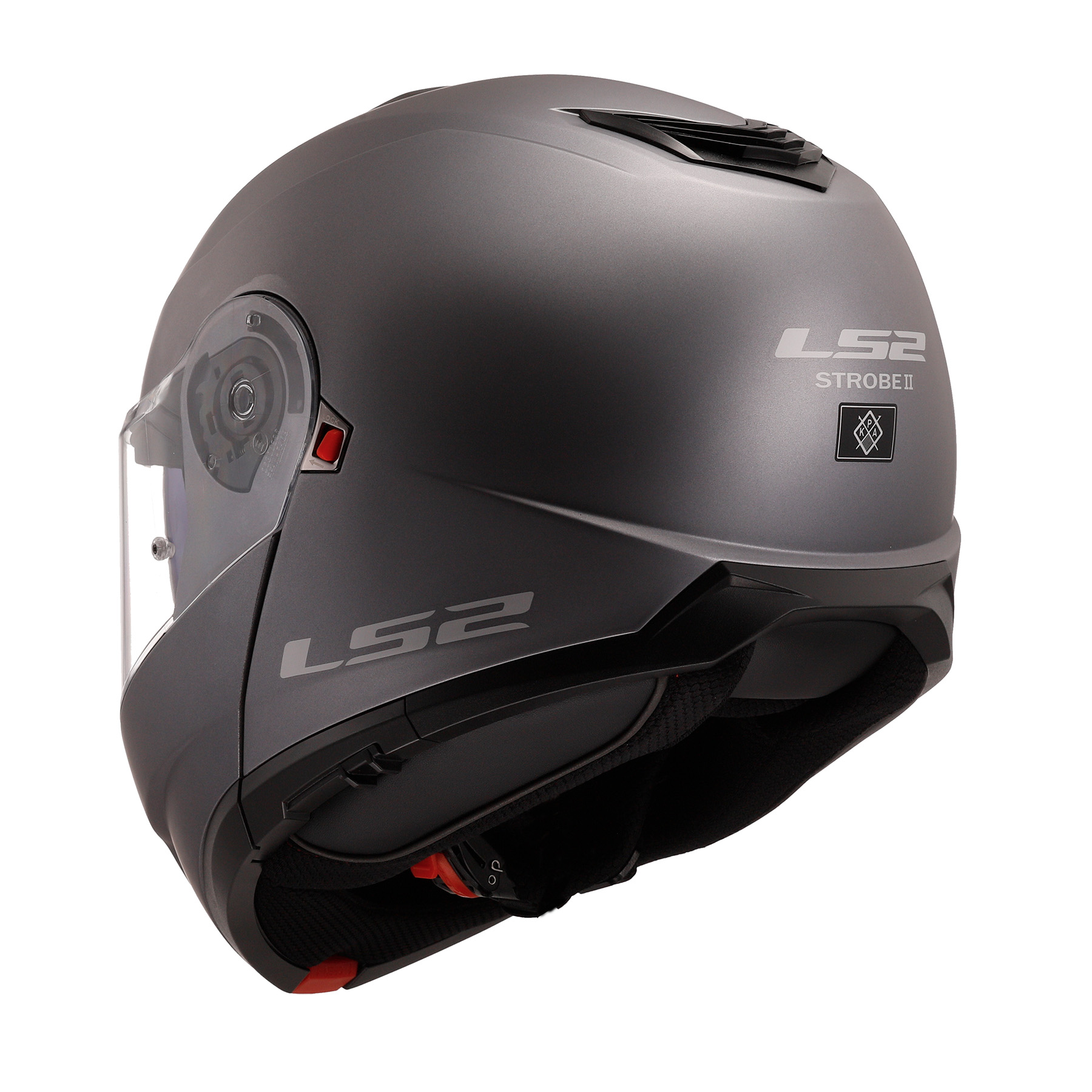 LS2 FF908 STROBE II MATT TITANIUM-06 3XL