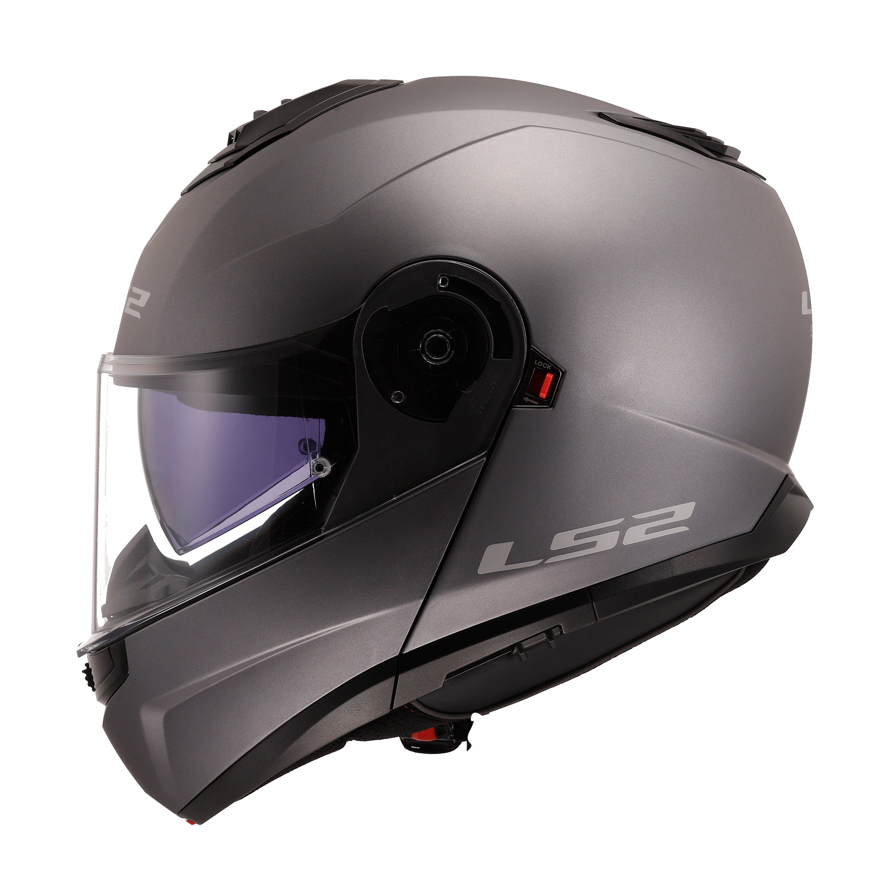 LS2 FF908 STROBE II MATT TITANIUM-06 3XL