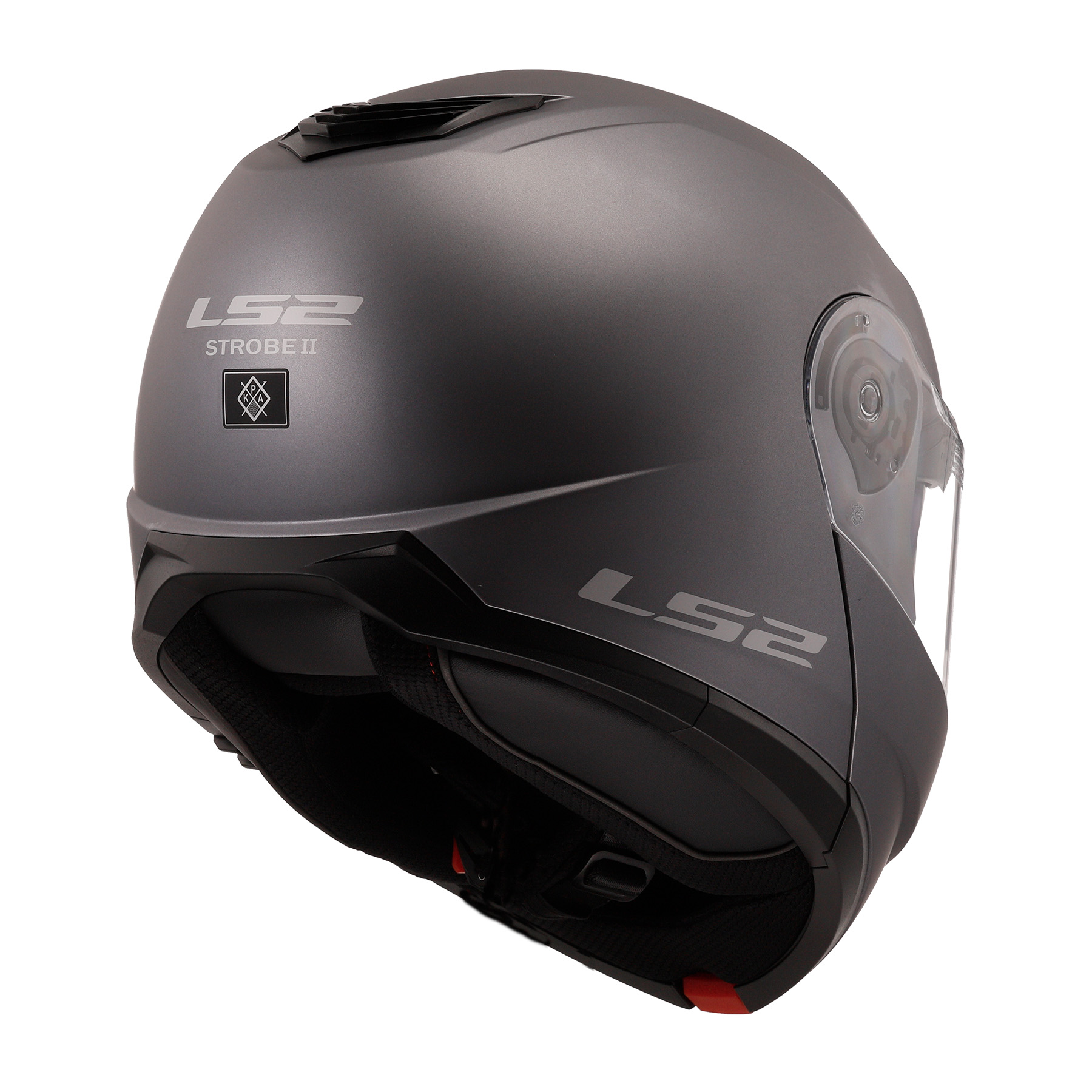 LS2 FF908 STROBE II MATT TITANIUM-06 3XL