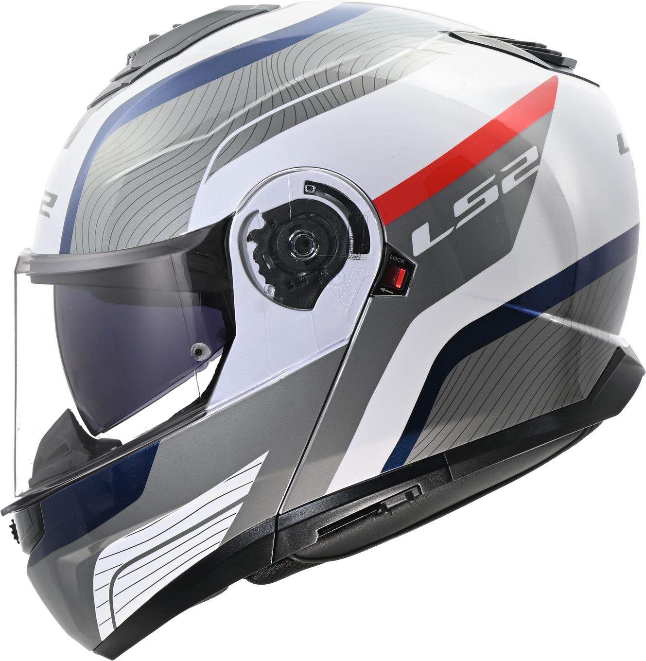 LS2 FF908 STROBE II MONZA WHITE BLUE RED-06