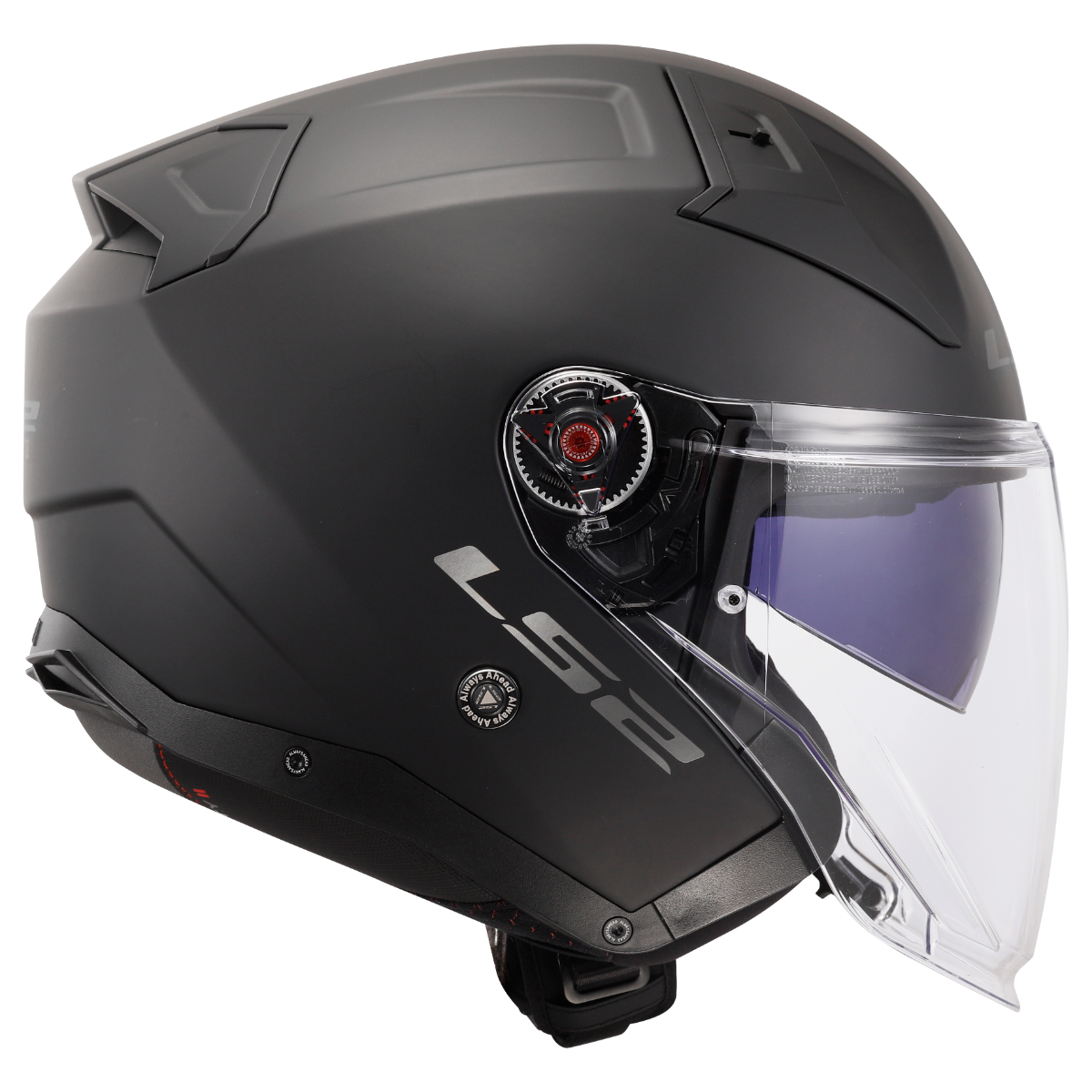 LS2 OF603 INFINITY II SOLID MATT BLACK-06 L