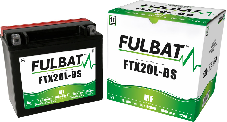 FULBAT baterie 12V/18Ah FTX20L-BS (YTX20L-BS) Linhai 300-800, TGB 325-1000, CAN-AM, YAMAHA