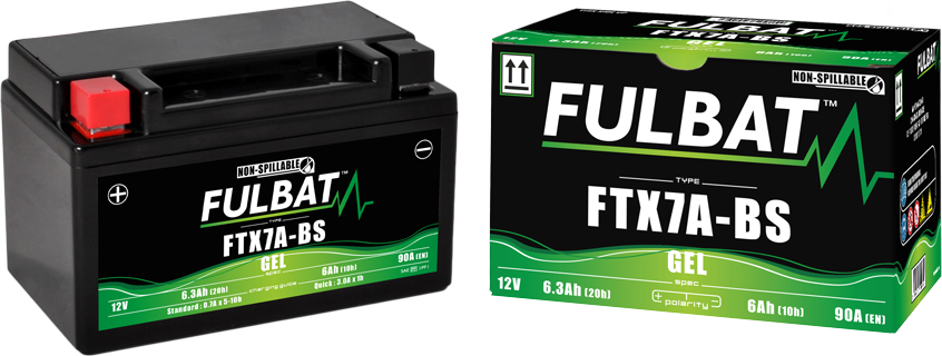 FULBAT GEL Battery 12V/6Ah (FTX7A-BS) LINHAI BUCK 125