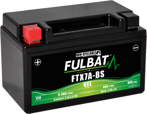 FULBAT GEL Battery 12V/6Ah (FTX7A-BS) LINHAI BUCK 125