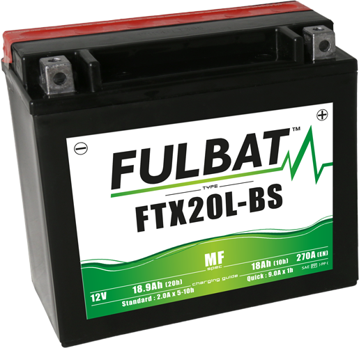FULBAT baterie 12V/18Ah FTX20L-BS (YTX20L-BS) Linhai 300-800, TGB 325-1000, CAN-AM, YAMAHA