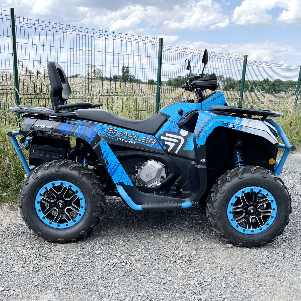 GRAPHIC STICKER KIT for Segway Snarler AT6-L blue