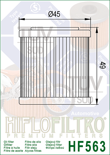 Olejový filtr - HUSQVARNA