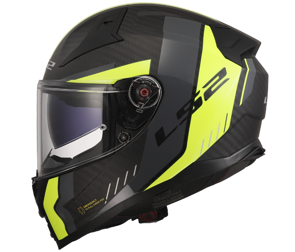 LS2 FF811 VECTOR II C GRID MATT H-V YELLOW-06