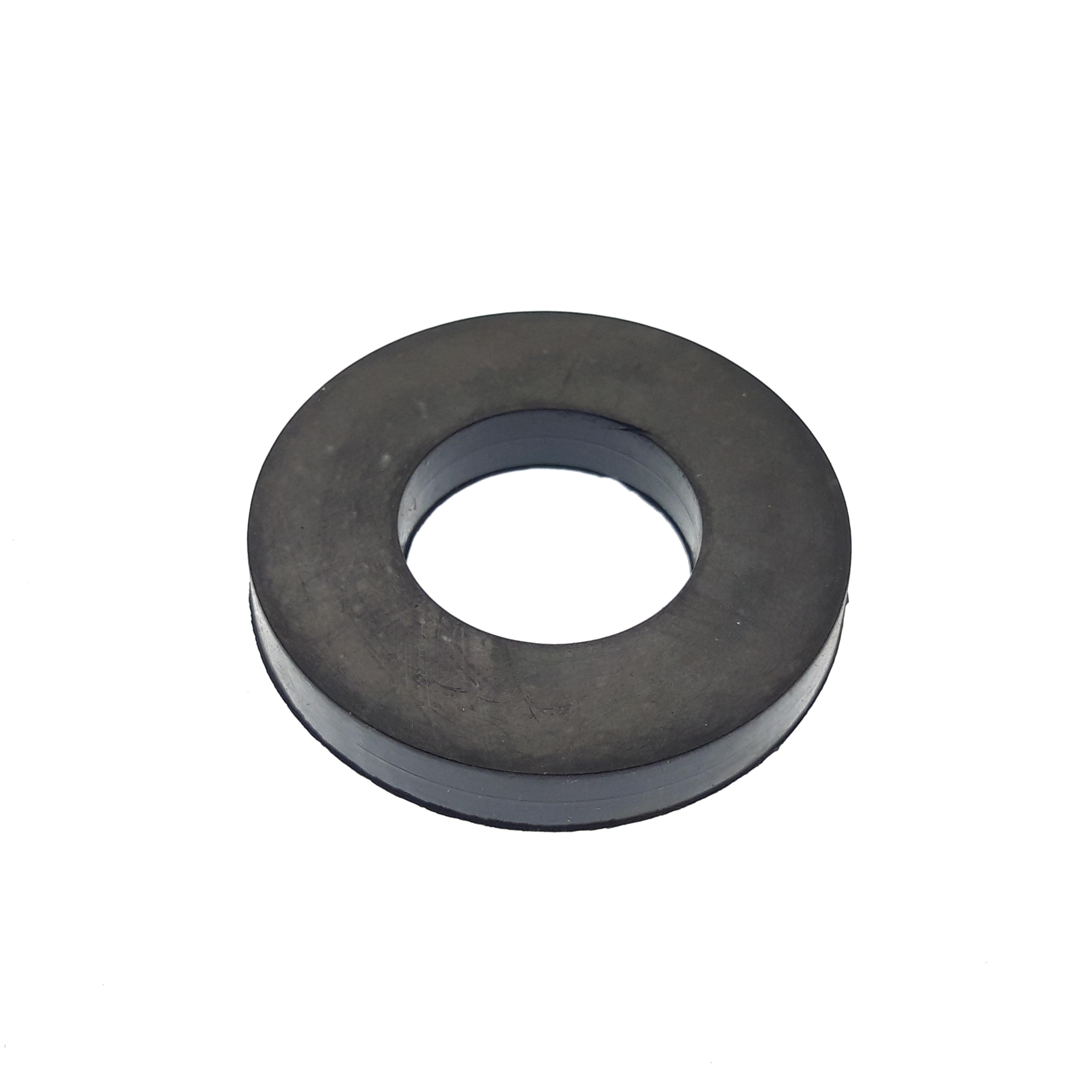 RONDELLES DE CAOUTCHOU NOIR 1.750x0,875x0.250 DURO