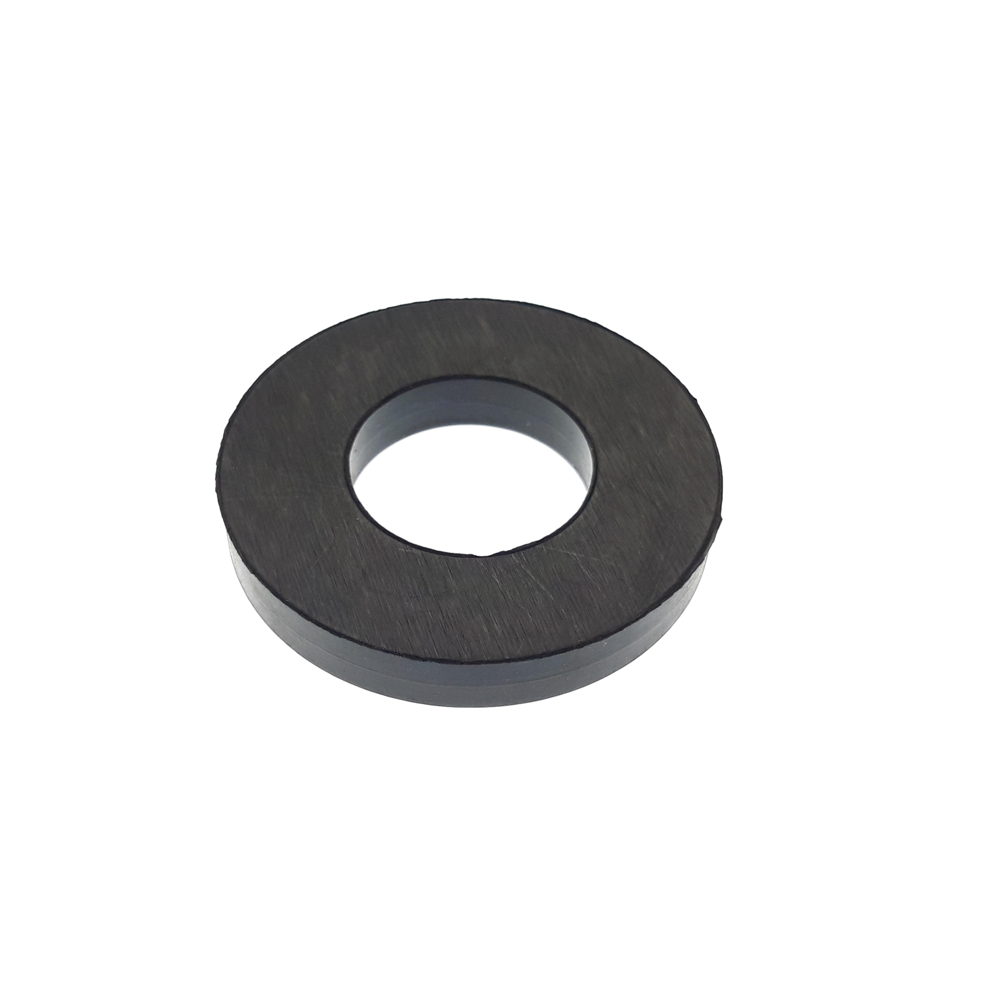 RONDELLES DE CAOUTCHOU NOIR 1.750x0,875x0.250 DURO