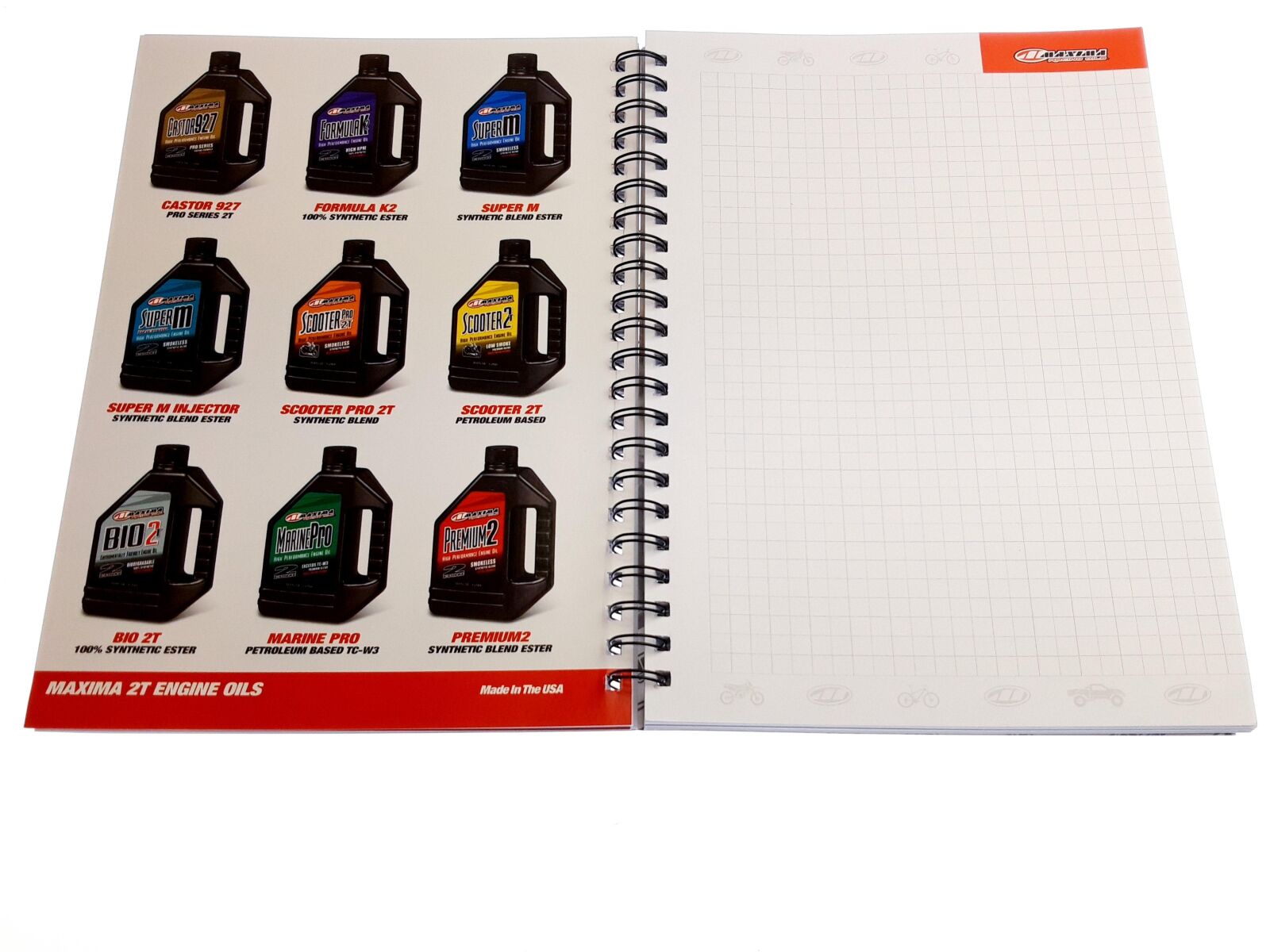 MAXIMA A4 SPIRAL NOTEBOOK / BLACK