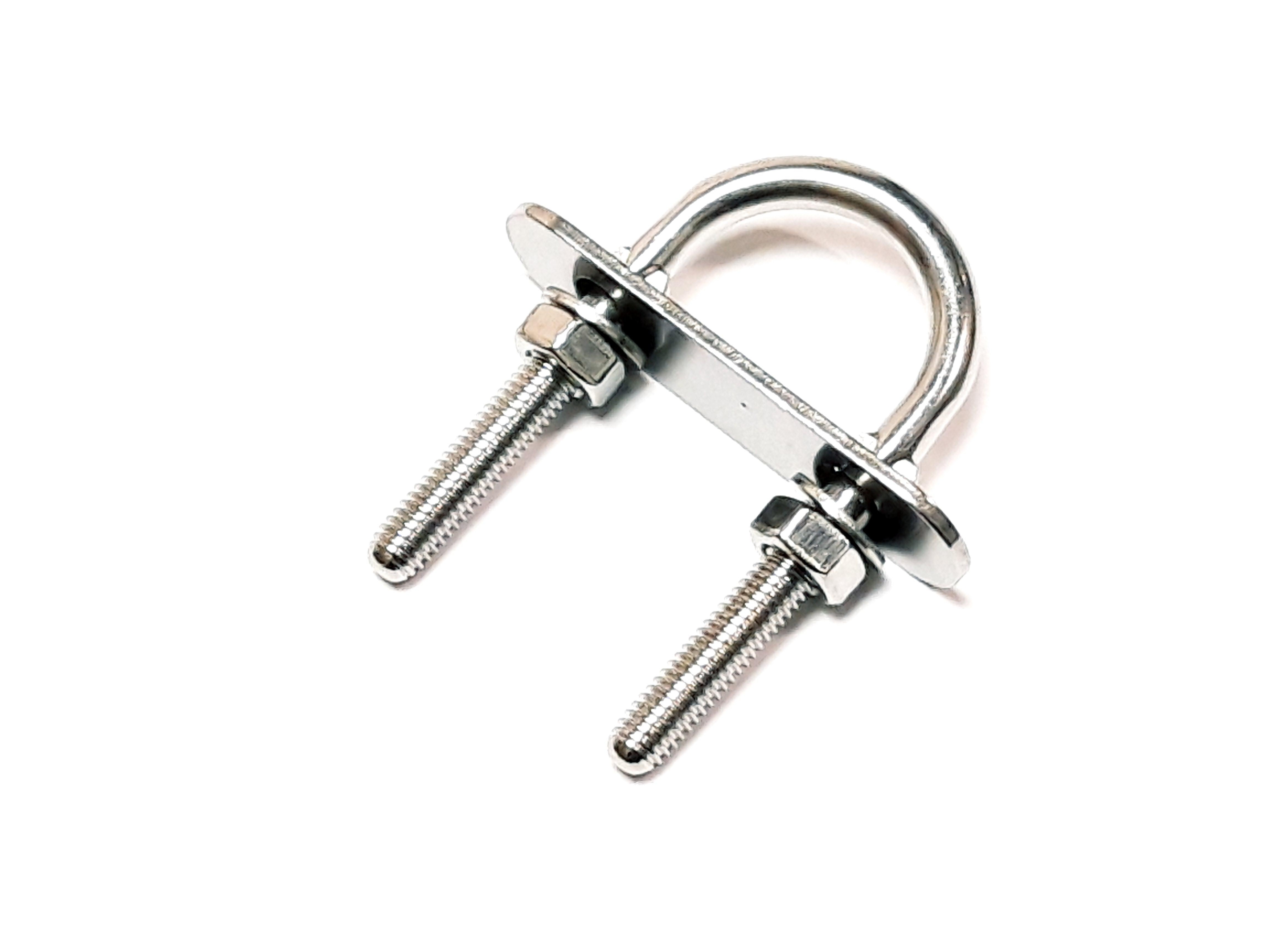 SHARK U-BOLT 1pc with Stainless steel plate M6x90mm