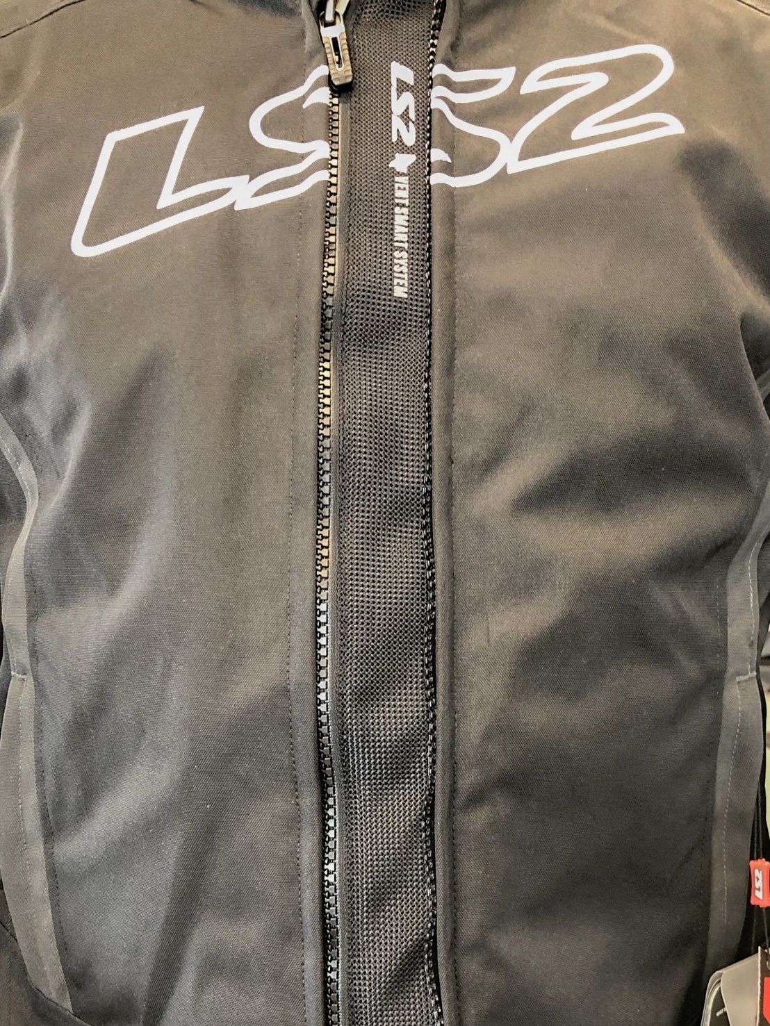 LS2 GATE LADY JACKET BLACK DARK GREY