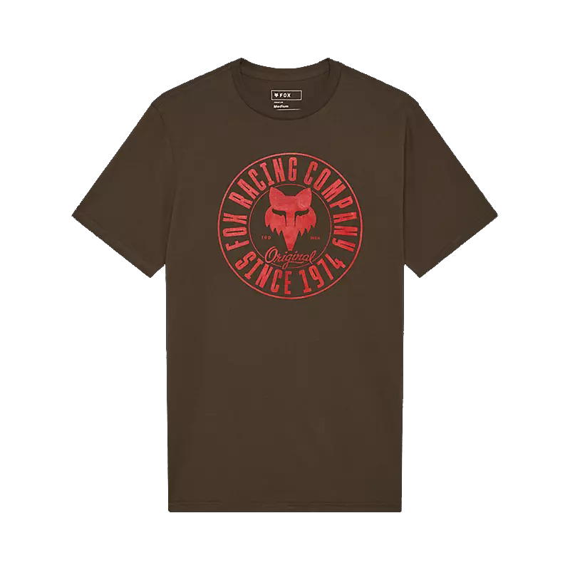 FOX Emblem Ss Prem Tee - XXL, Military Green
