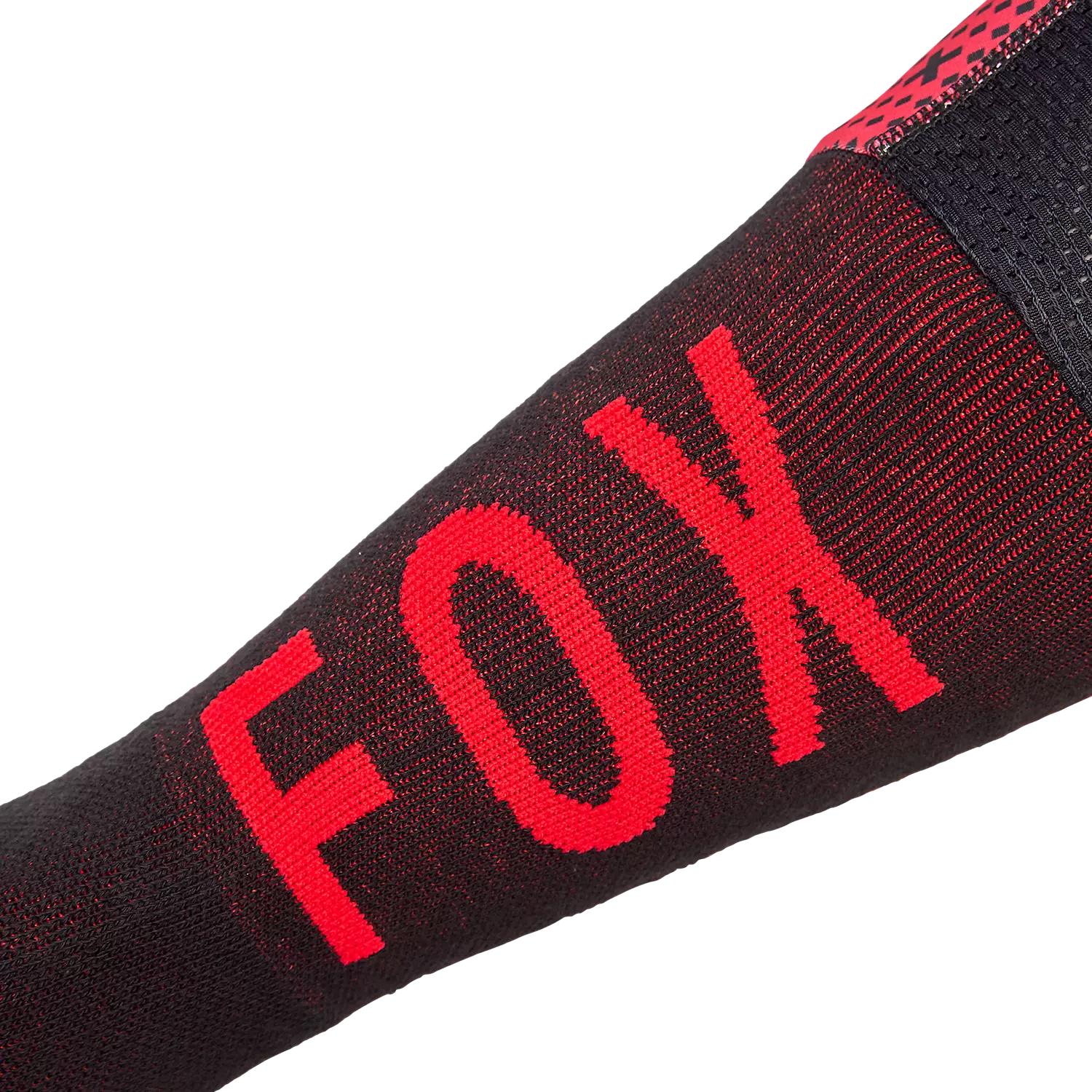 FOX Flexair Fracture Kb, Sock, Fluorescent Red