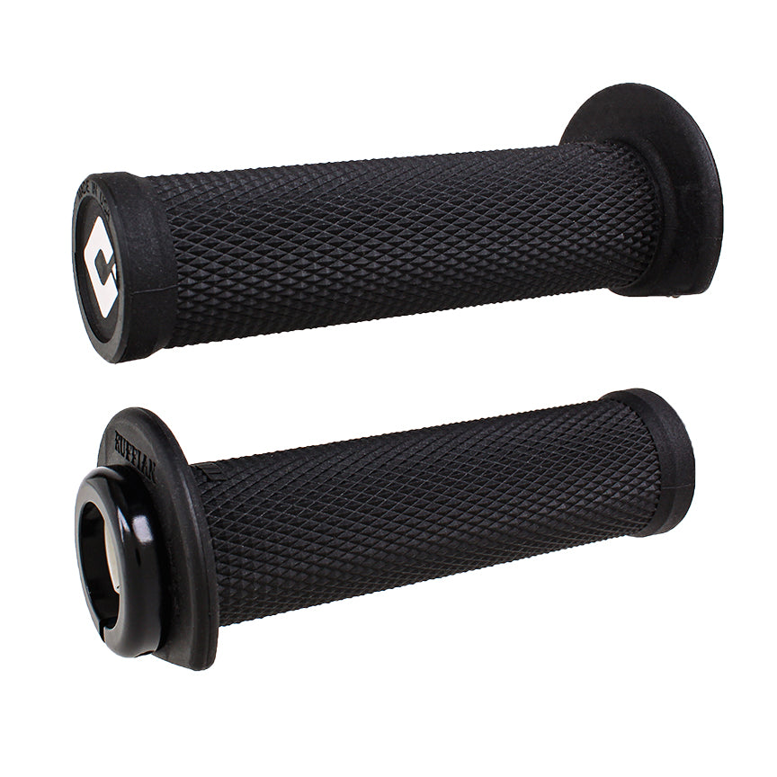 ODI GRIPS Ruffian ATV Lock-on v2.1, 125 mm, Black/Black clamps