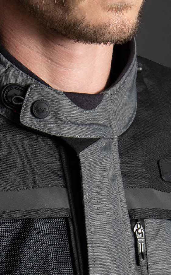 LS2 LANCE MAN JACKET GREY BLACK YELLOW