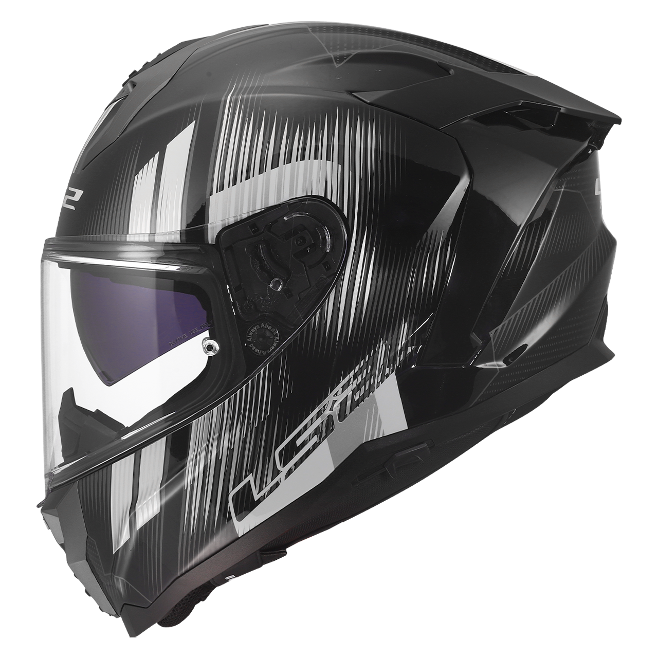 LS2 FF817 CHALLENGER II NITRO BLACK GREY